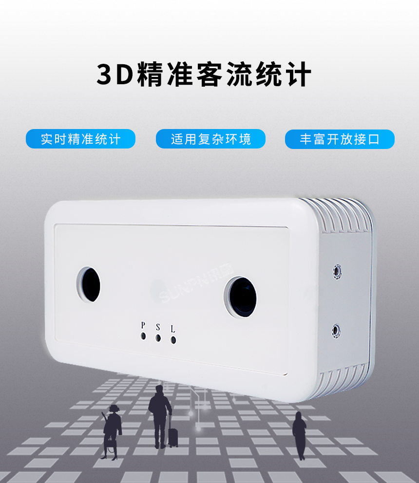 3D双目摄像头客流传感器