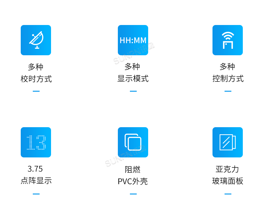 标准LED电子钟计时器