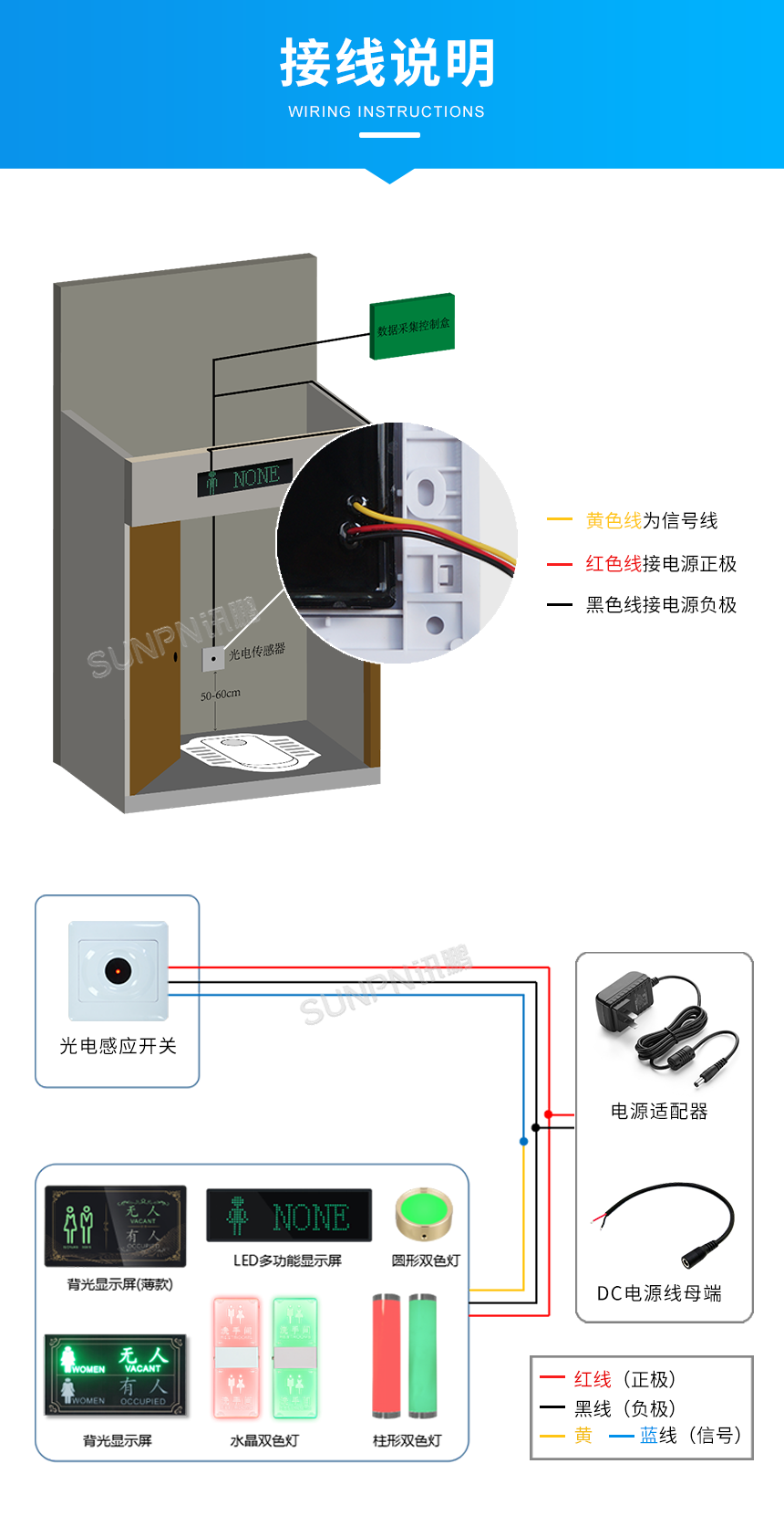 卫生间红外感应器