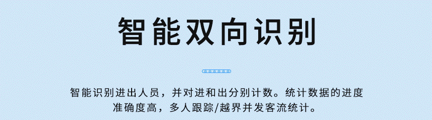智能AI视觉识别传感器-双向识别
