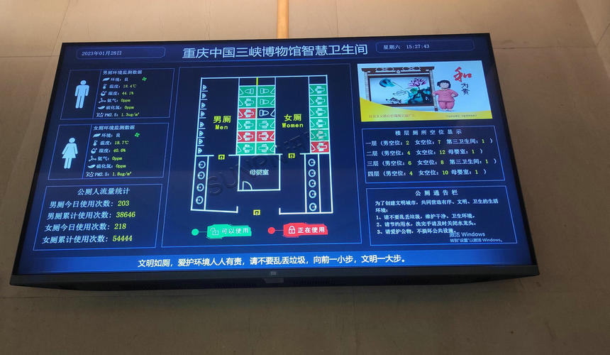 重庆博物馆智慧公厕系统