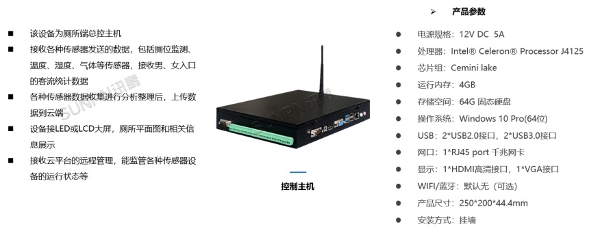 厕所管理控制主机
