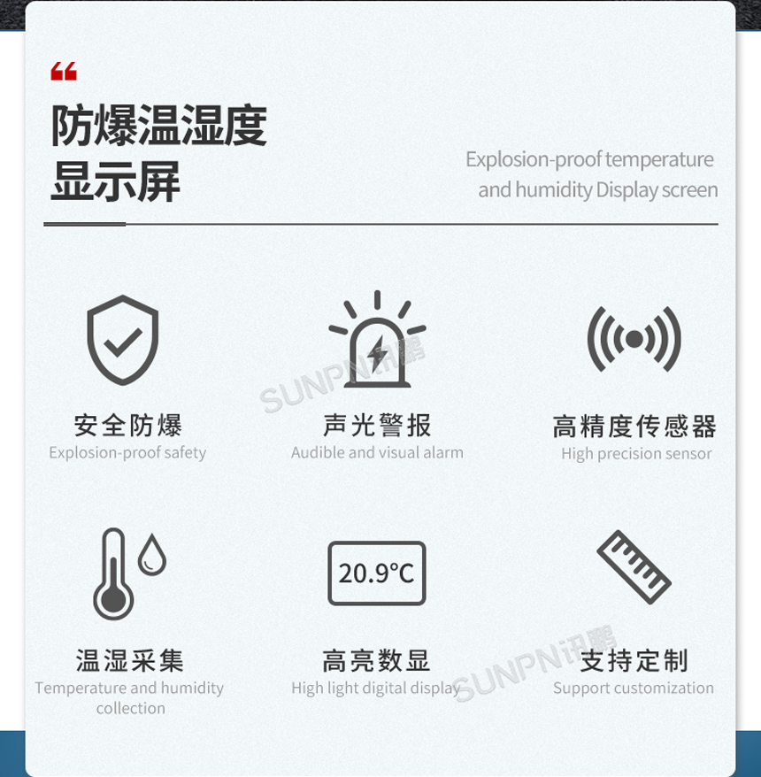 防爆温湿度电子看板-特点