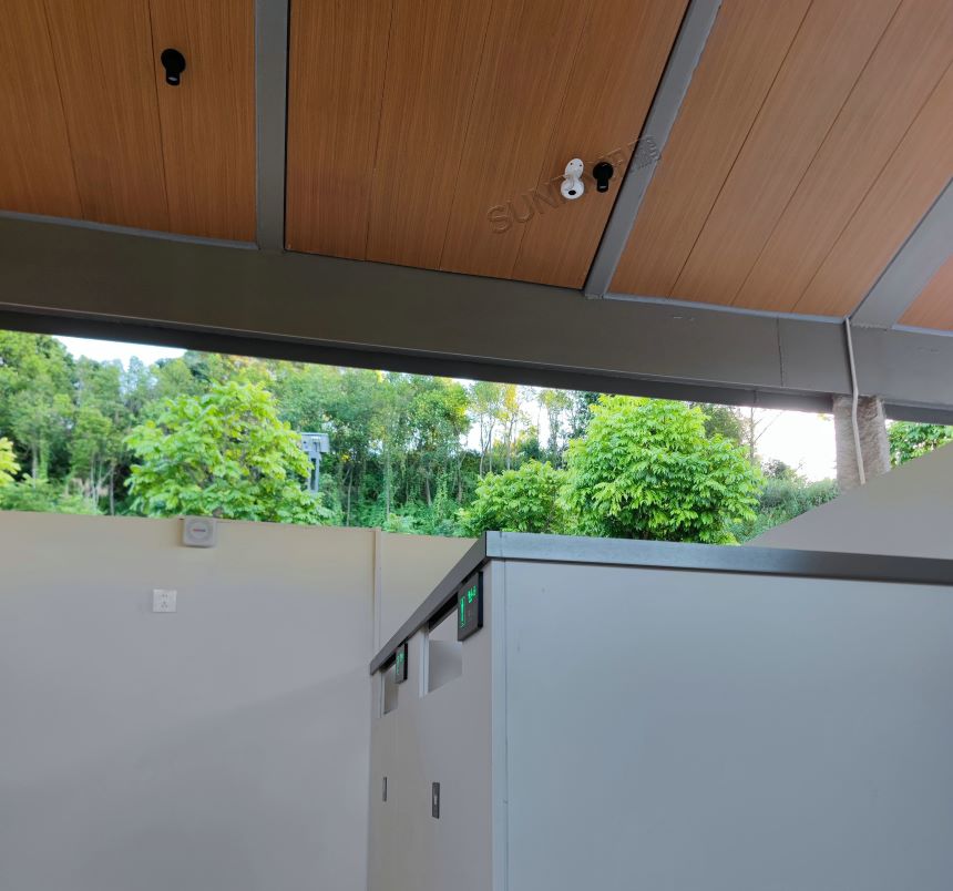 厕位门头和传感器