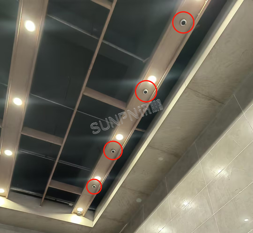 智慧公厕系统硬件-厕位传感器安装展示