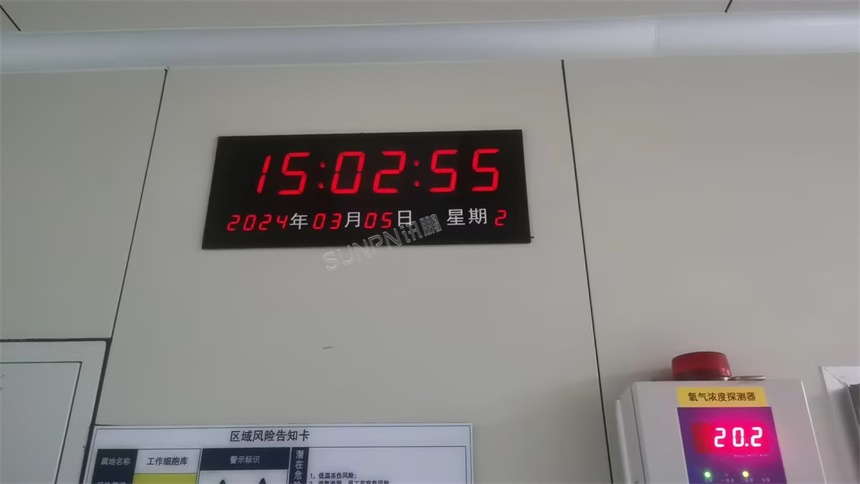 同步时钟系统-安装实拍