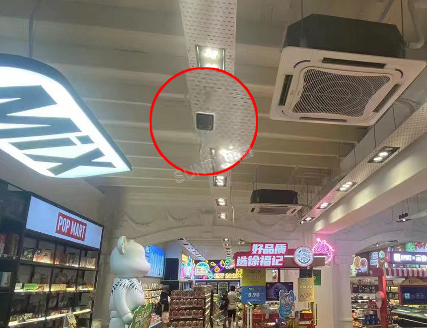 讯鹏客流统计系统-安装实拍