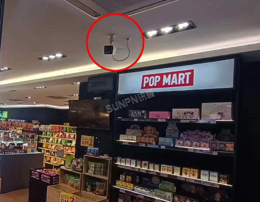 讯鹏客流统计系统-安装实拍