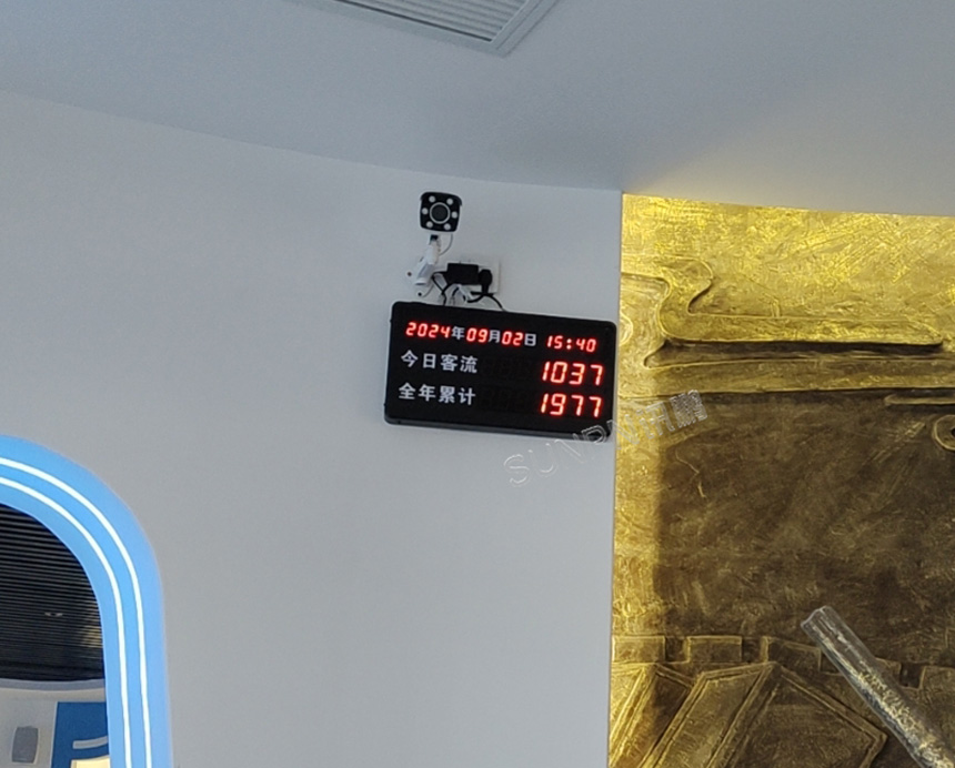 讯鹏客流统计安装效果