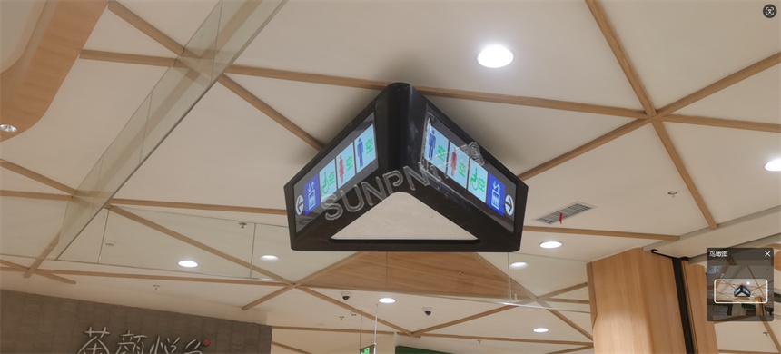 智能厕所显示屏安装展示