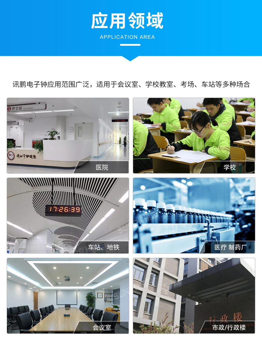 讯鹏液晶NTP网络时钟-应用场景说明