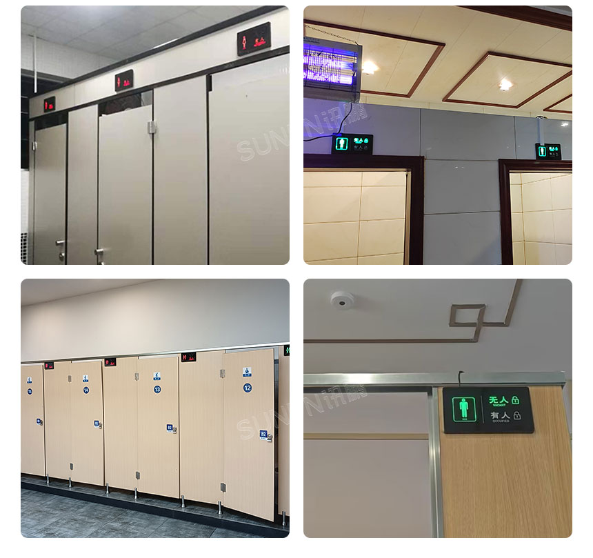 深圳讯鹏公厕有无人指示牌应用案例