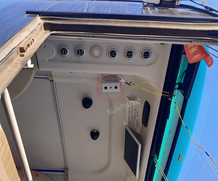 深圳讯鹏客流计数器安装实拍