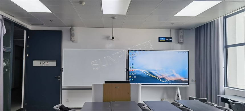 深圳讯鹏学校同步时钟应用实拍