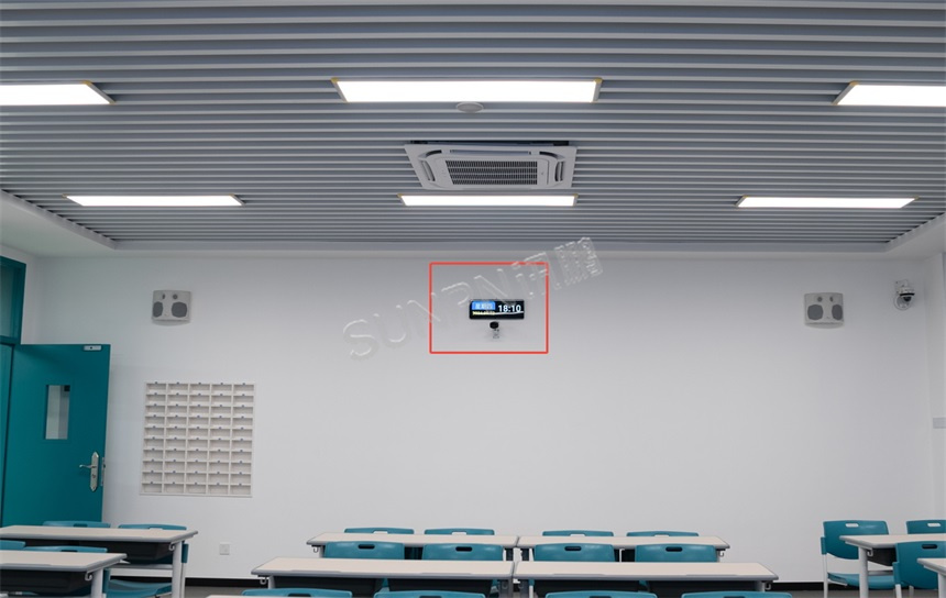 深圳讯鹏学校同步时钟应用实拍
