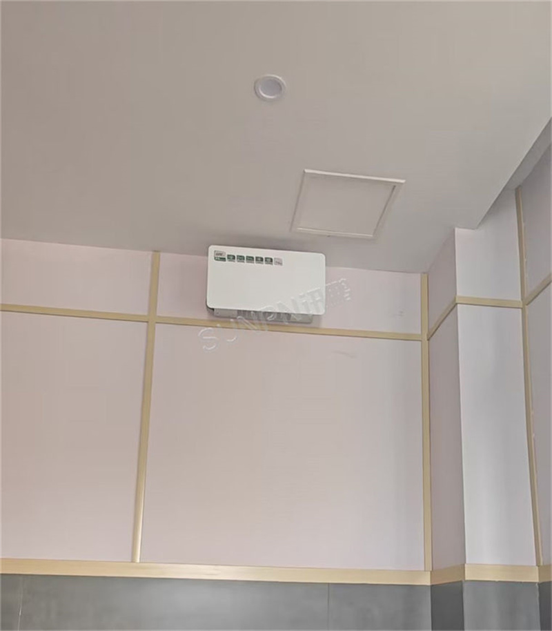 讯鹏智慧公厕系统-除臭杀菌机使用实拍