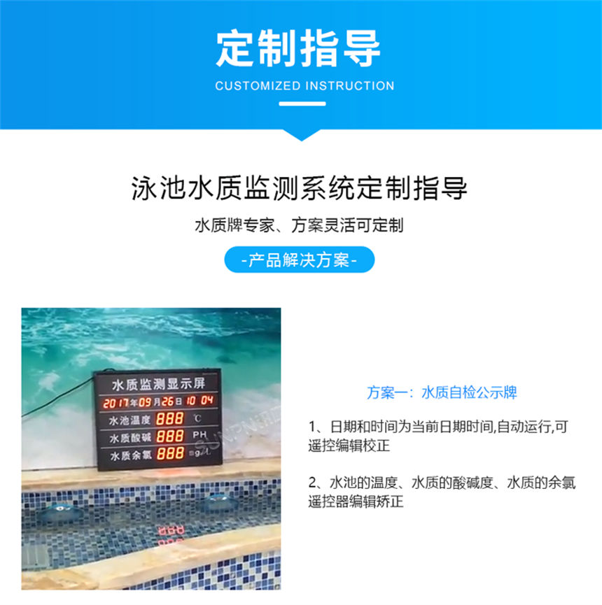 讯鹏科技水质监测牌定制指导 讯鹏科技水质监测牌定制指导