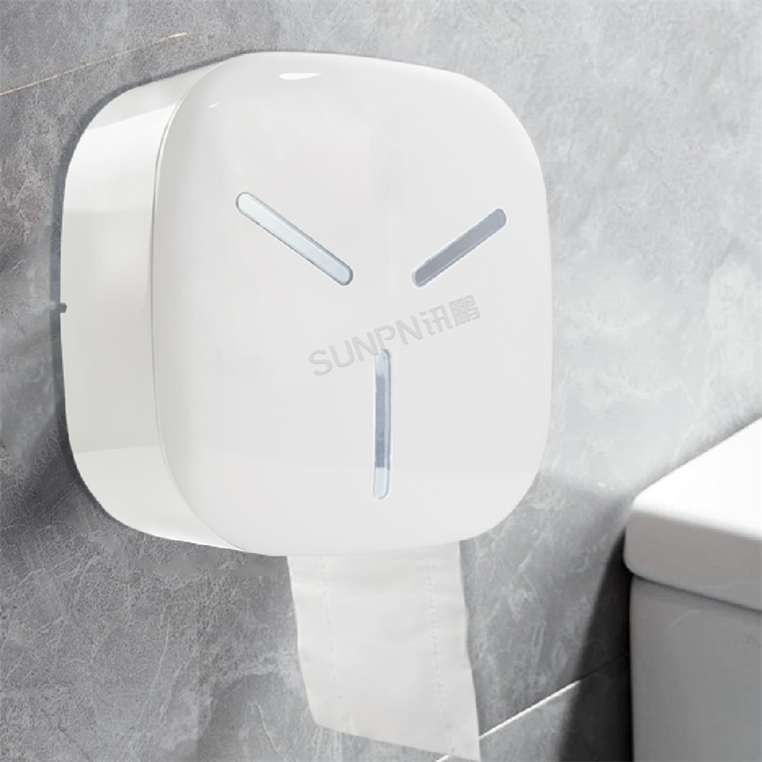 讯鹏科技智能纸巾盒-安装使用实拍 讯鹏科技智能纸巾盒-安装使用实拍