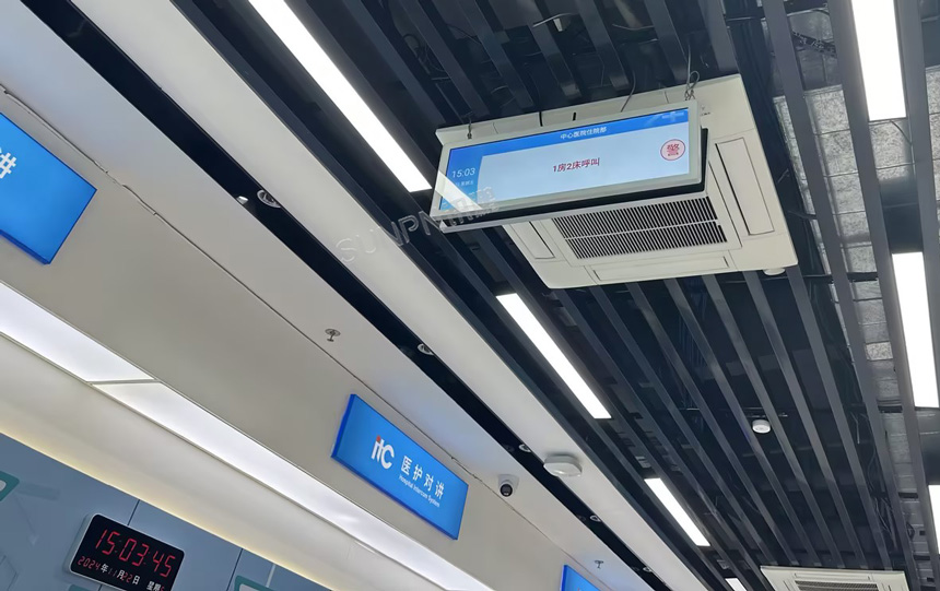 讯鹏网络同步时钟系统-安装效果