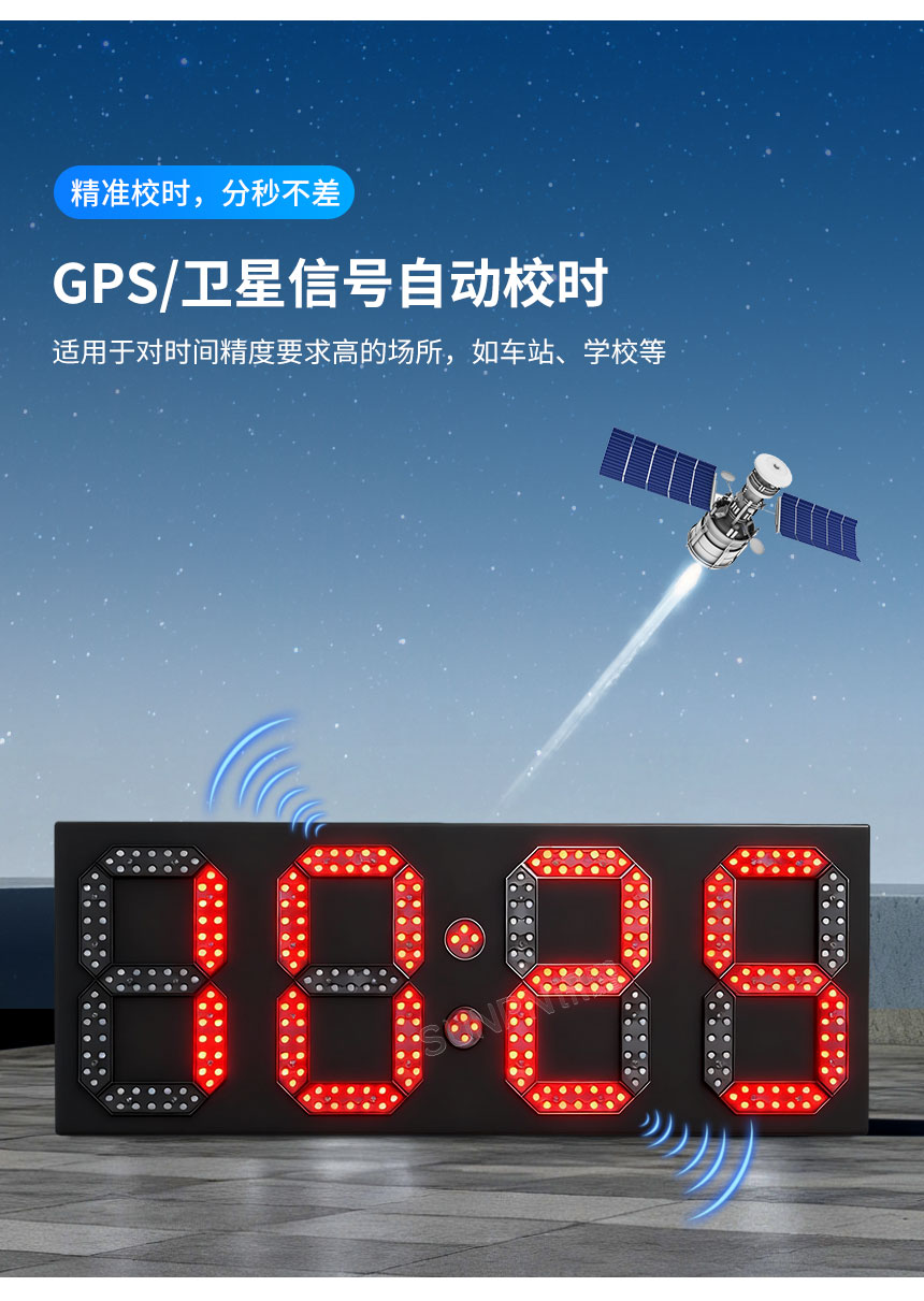 讯鹏 GPS / 北斗卫星授时电子钟-卫星校时 讯鹏 GPS / 北斗卫星授时电子钟-卫星校时