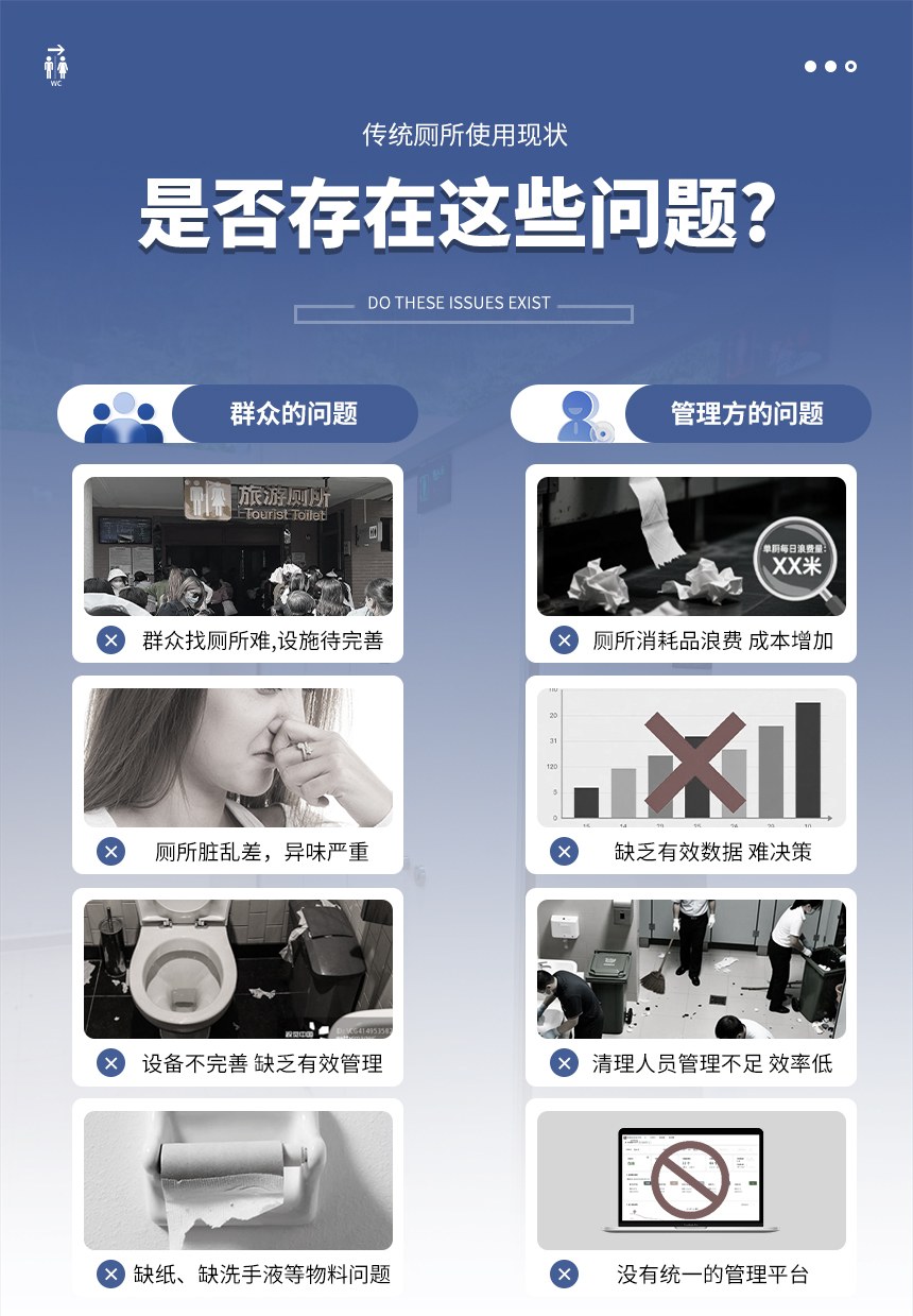 传统公厕困扰重重 传统公厕困扰重重