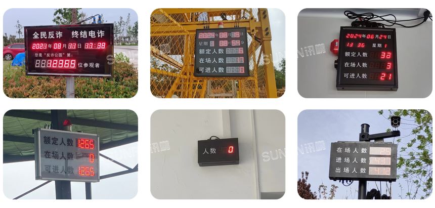 人数统计显示屏-相关案例