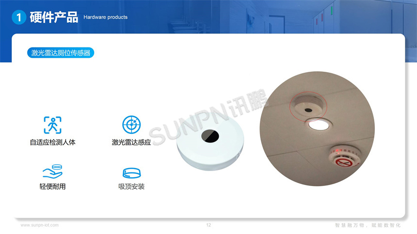 讯鹏智慧公厕系统-激光人体感应器简介 讯鹏智慧公厕系统-激光人体感应器简介