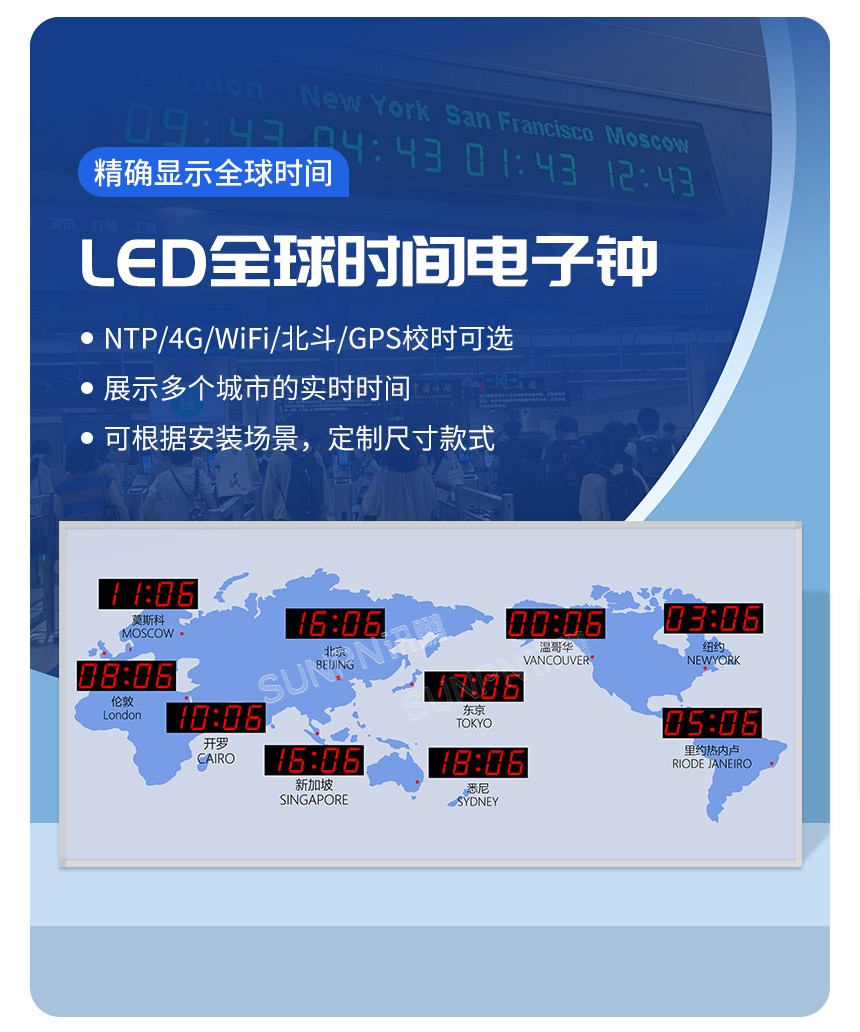 讯鹏世界时间卫星时钟-产品简介 讯鹏世界时间卫星时钟-产品简介