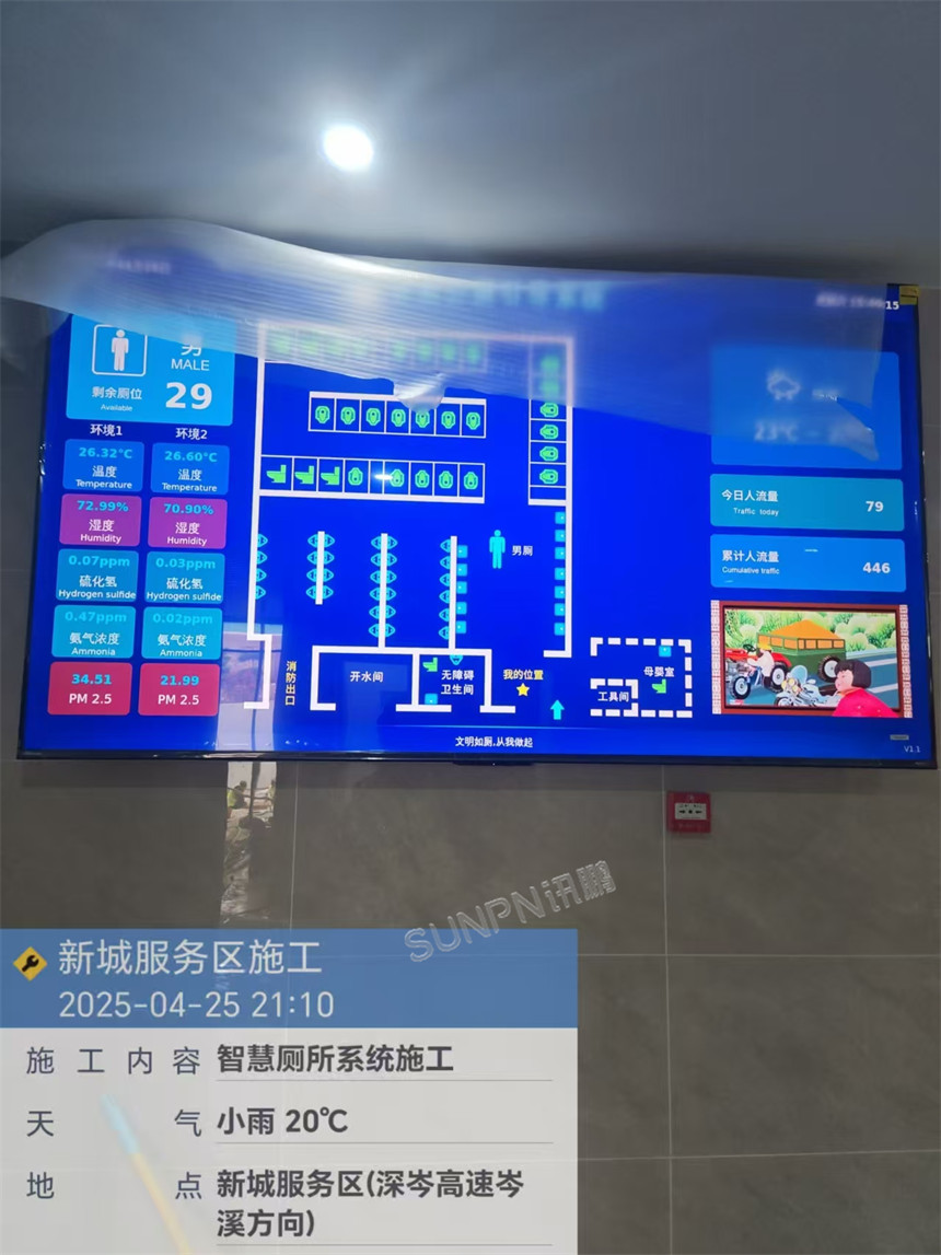 讯鹏科技智慧公厕-案例展示 讯鹏科技智慧公厕-案例展示