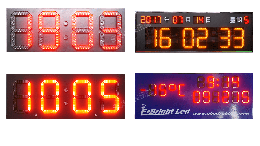 讯鹏科技户外防水电子钟样式参考 讯鹏科技户外防水电子钟样式参考