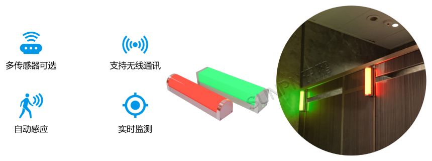 厕位指示灯-柱形灯