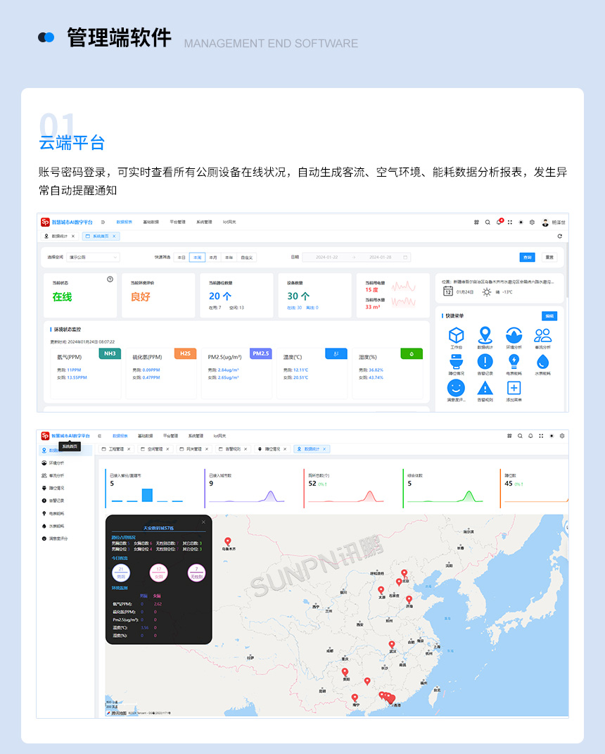 智慧公厕系统-小程序功能介绍