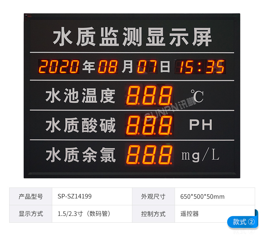 LED水质显示屏-款式参考 LED水质显示屏-款式参考