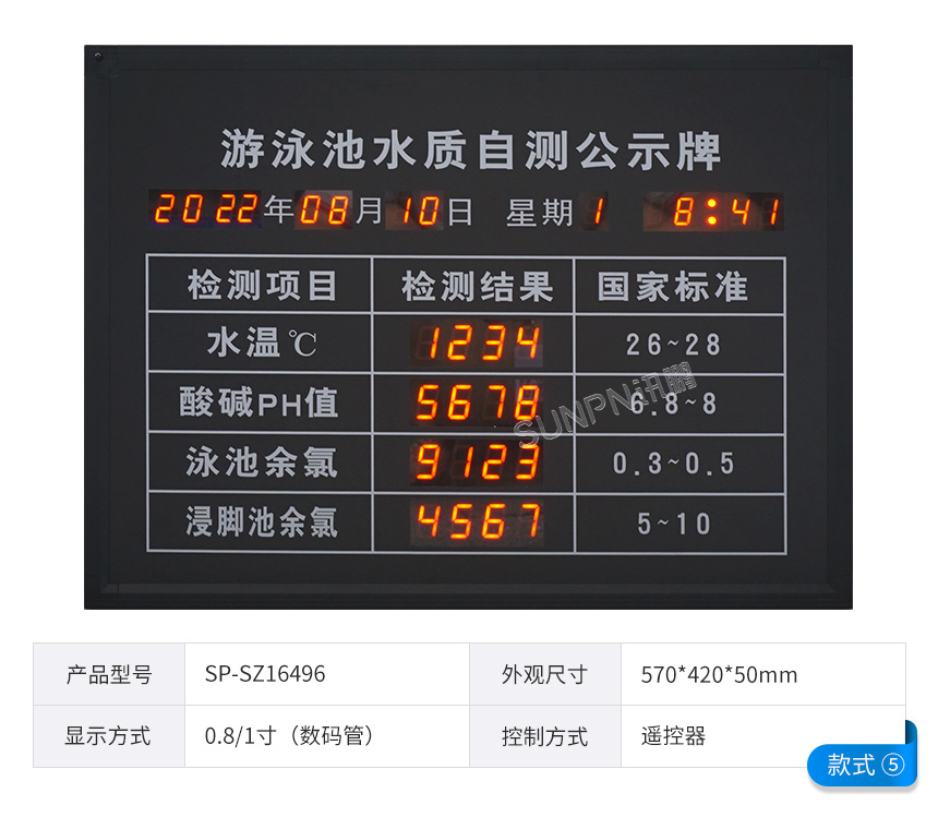 LED水质显示屏-款式参考 LED水质显示屏-款式参考