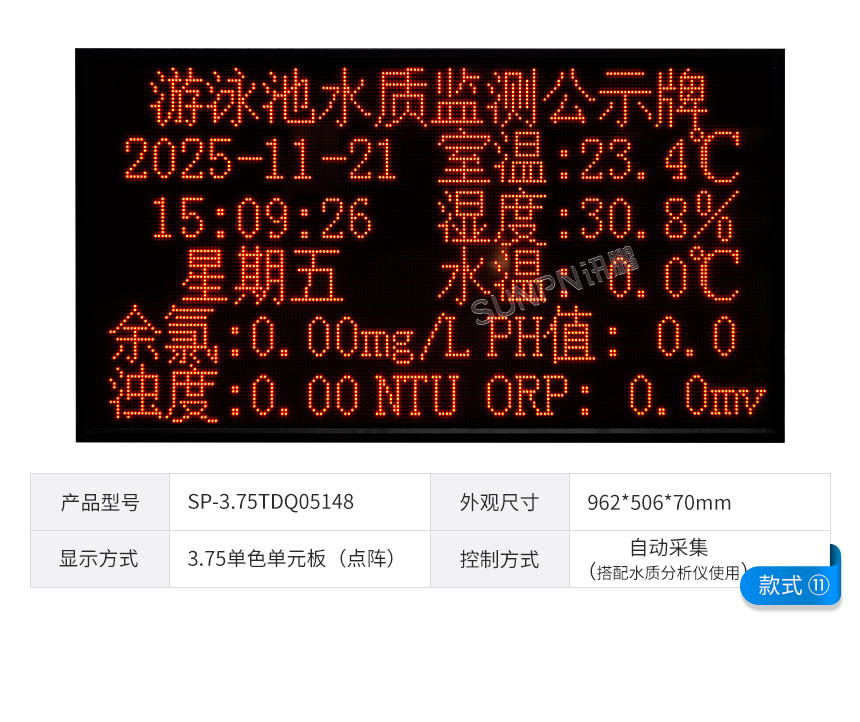 LED水质显示屏-款式参考 LED水质显示屏-款式参考