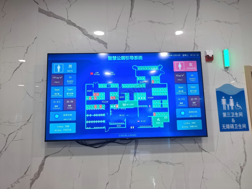 滆湖服务区智慧公厕系统