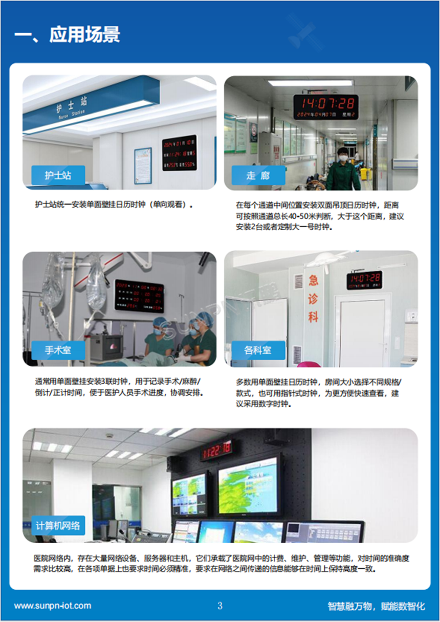 讯鹏同步时钟-医院场景