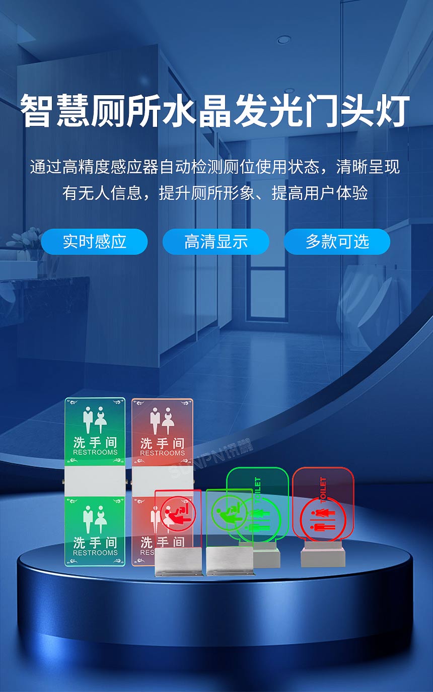 讯鹏智慧公厕有无人检测系统-介绍