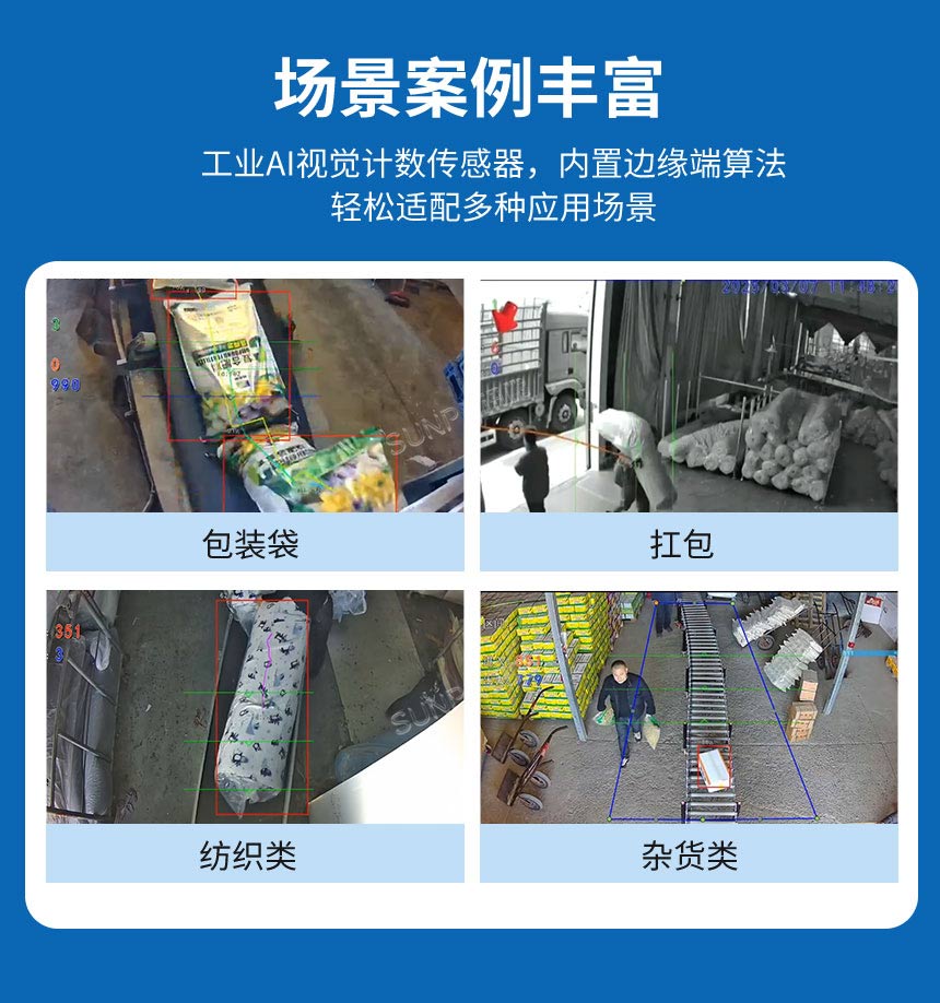 讯鹏仓储视觉计数算法-适配场景多