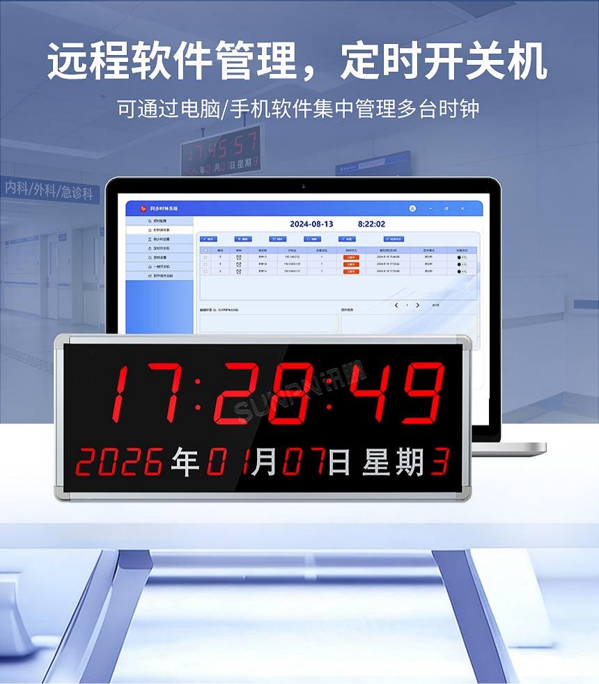 同步时钟支持软件管理