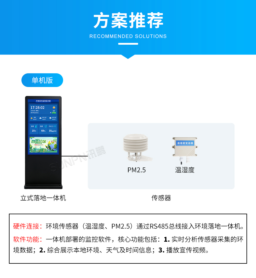 讯鹏环境监测系统一体机选型方案