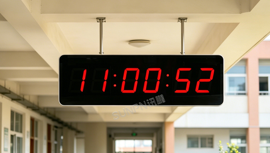 讯鹏NTP时钟系统-安装效果