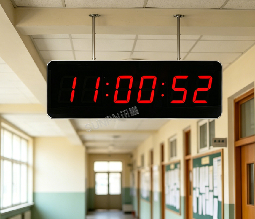 讯鹏NTP时钟系统-安装效果