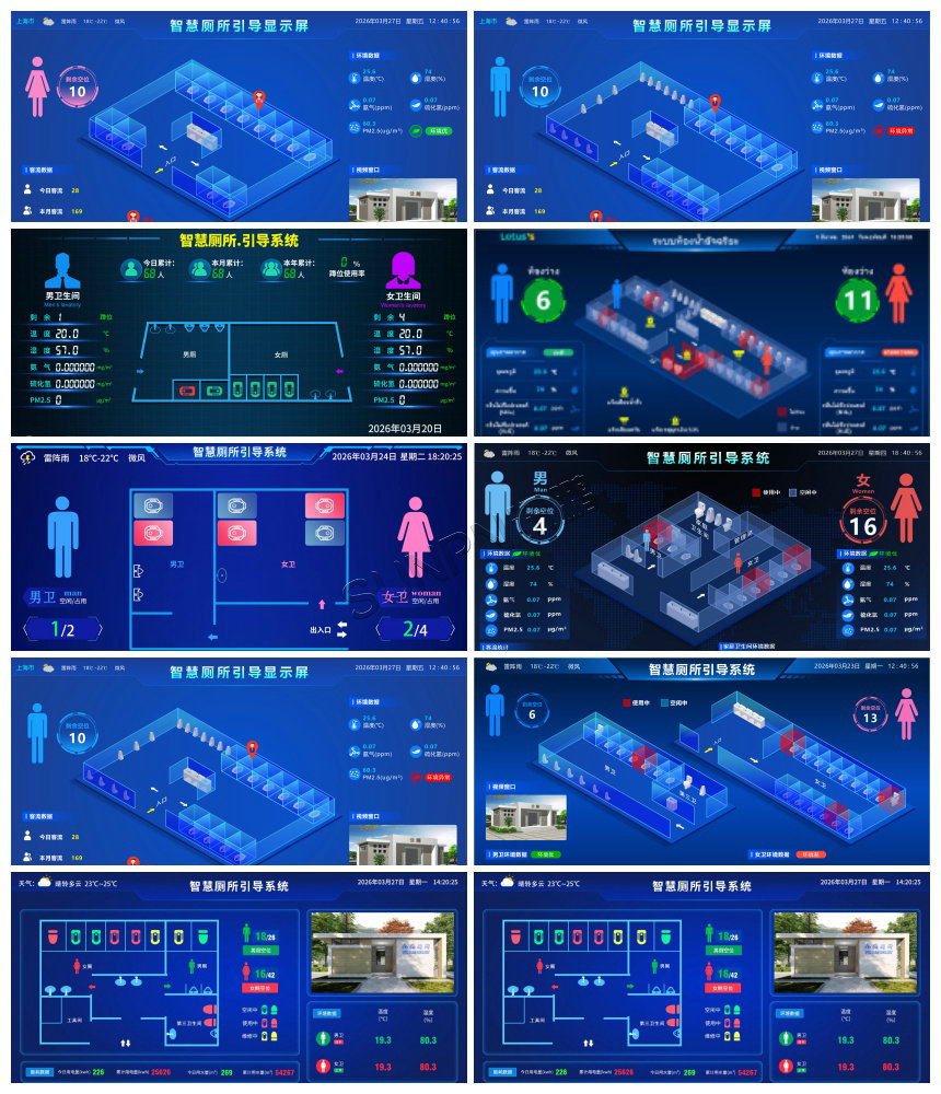智慧厕所显示界面定制