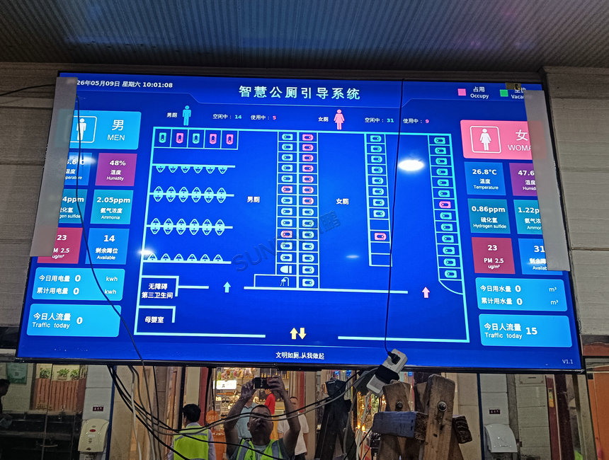 炭步服务区智慧公厕案例