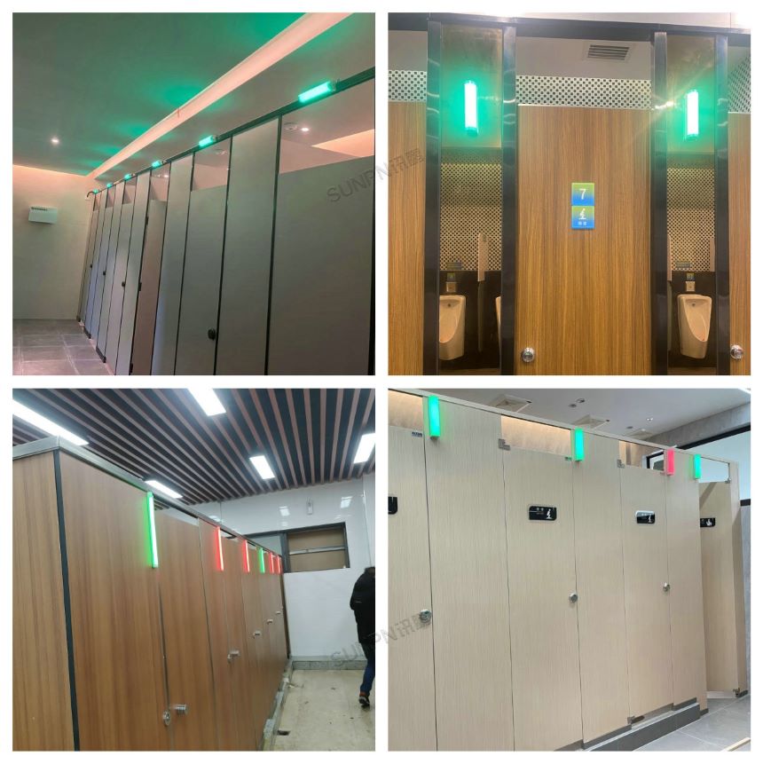 厕位状态指示灯应用案例