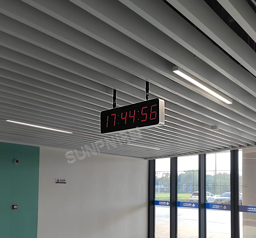 讯鹏NTP电子钟系统-现场效果实拍