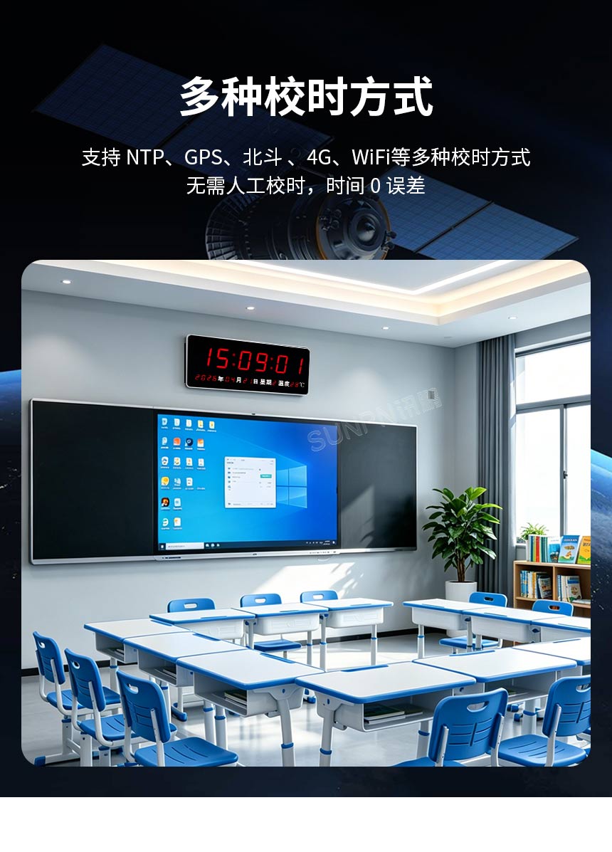 NTP网络校时电子钟功能介绍 NTP网络校时电子钟功能介绍