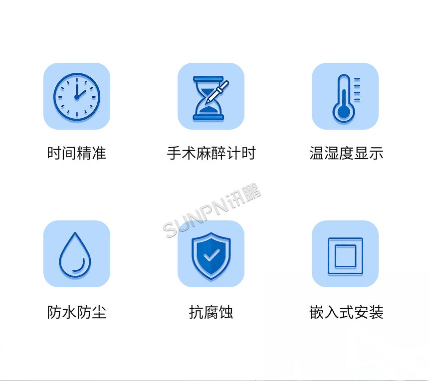 手术室电子钟功能特点 手术室电子钟功能特点