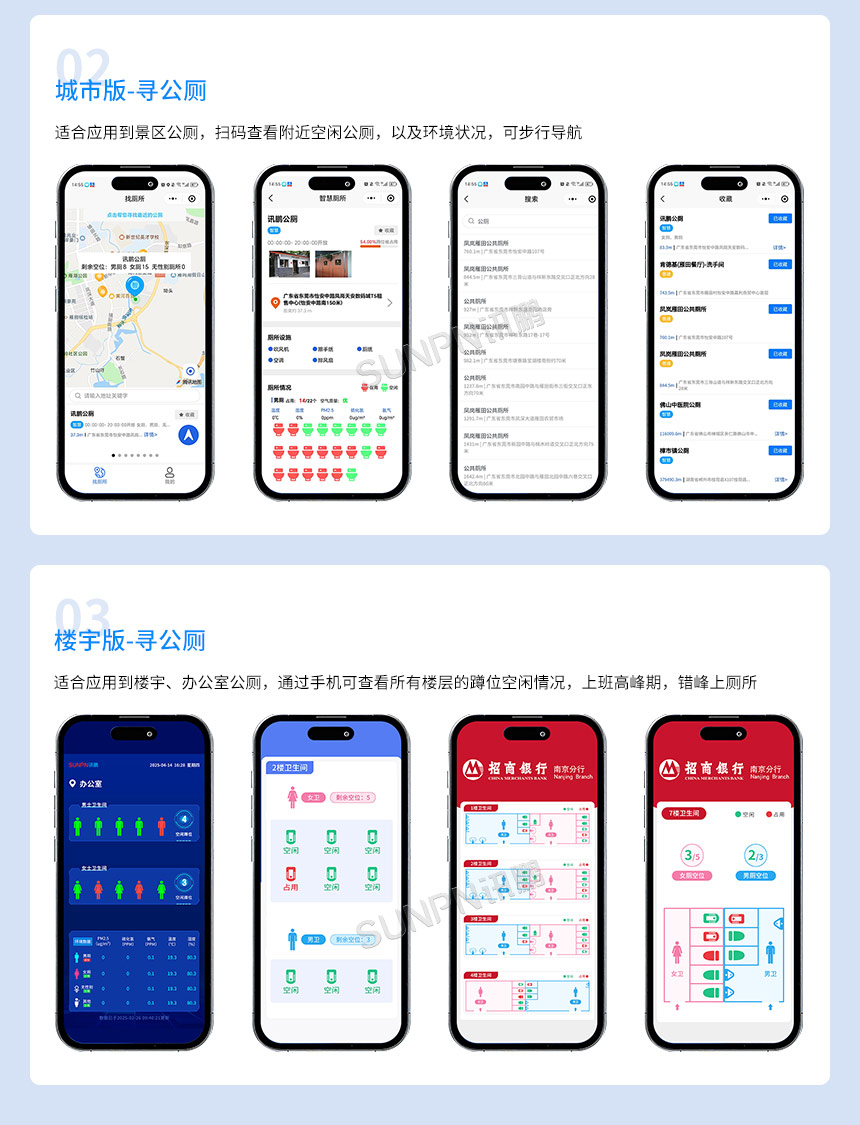 讯鹏科技智慧公厕系统-小程序功能 讯鹏科技智慧公厕系统-小程序功能
